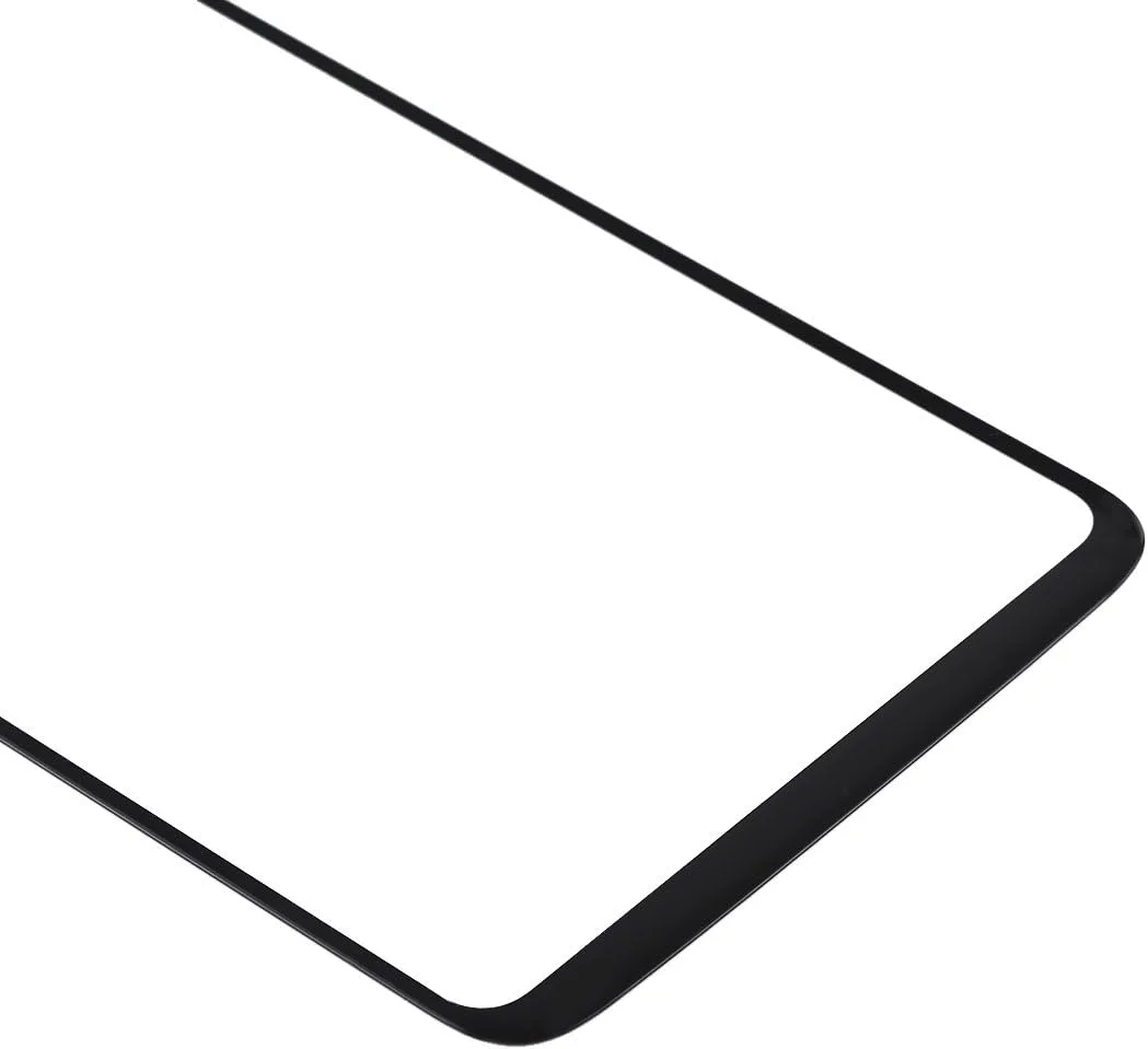 شیشه بیرونی لنز صفحه نمایش جلویی گوشی وان پلاس 6 (مشکی)