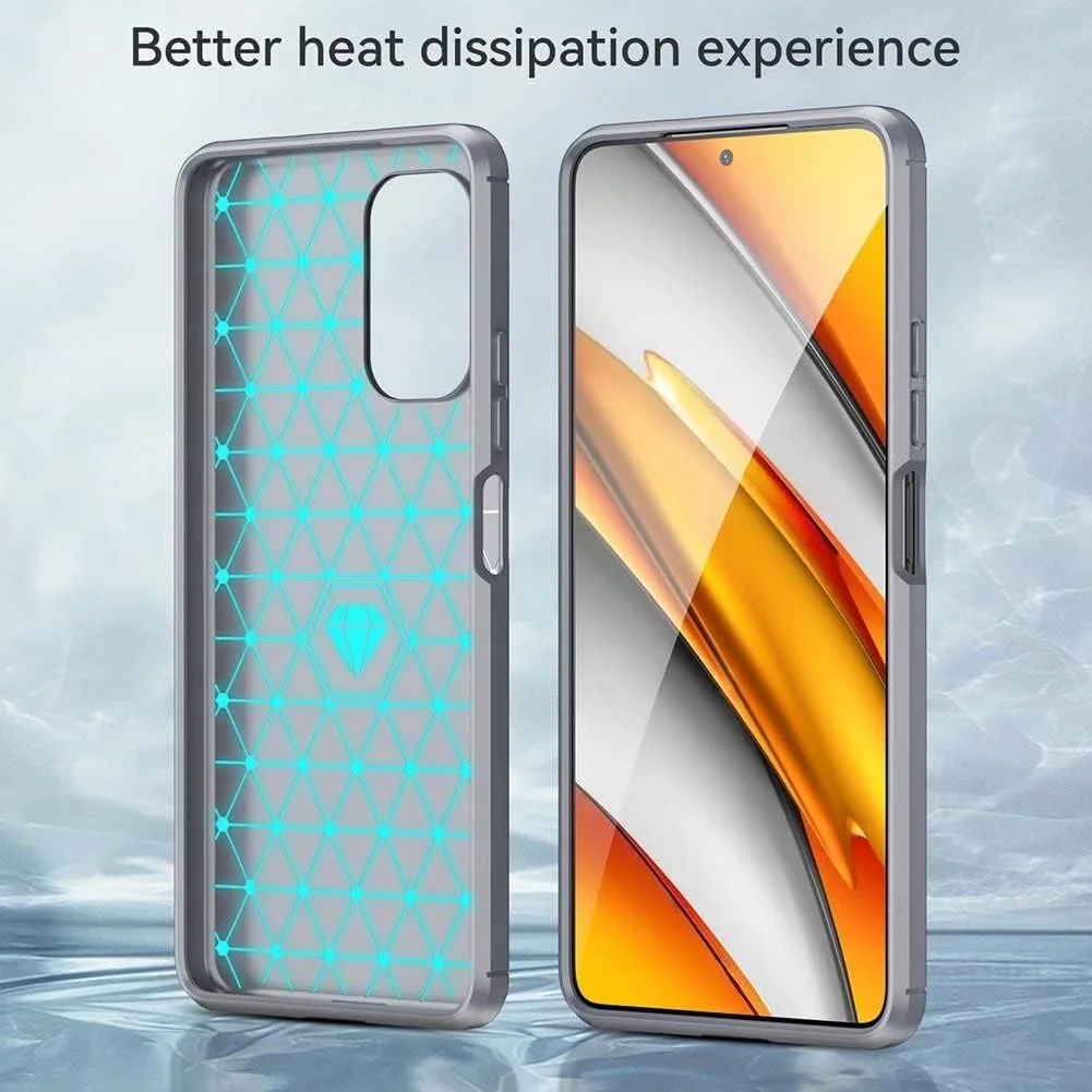 کیف محافظ گوشی QINOUK برای OnePlus Nord CE 2 Lite 5G، طراحی بافت برس خورده [ضد ضربه]، کیف ساخته شده از مواد انعطاف پذیر TPU به همراه محافظ صفحه نمایش شیشه ای حرارت دیده [2 عددی] سازگار با OnePlus Nord CE 2 Lite 5G - خاکستری