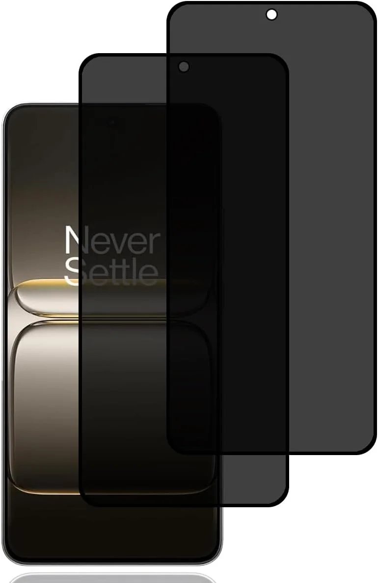 محافظ صفحه نمایش حریم خصوصی برای OnePlus Nord CE5 5G [بسته 2 عددی]، فیلم شیشه ای حرارت دیده ضد جاسوسی، سختی 9H، ضد خش، ضد اثر انگشت، بدون حباب، محافظ صفحه نمایش ضد جاسوسی برای OnePlus Nord CE 5