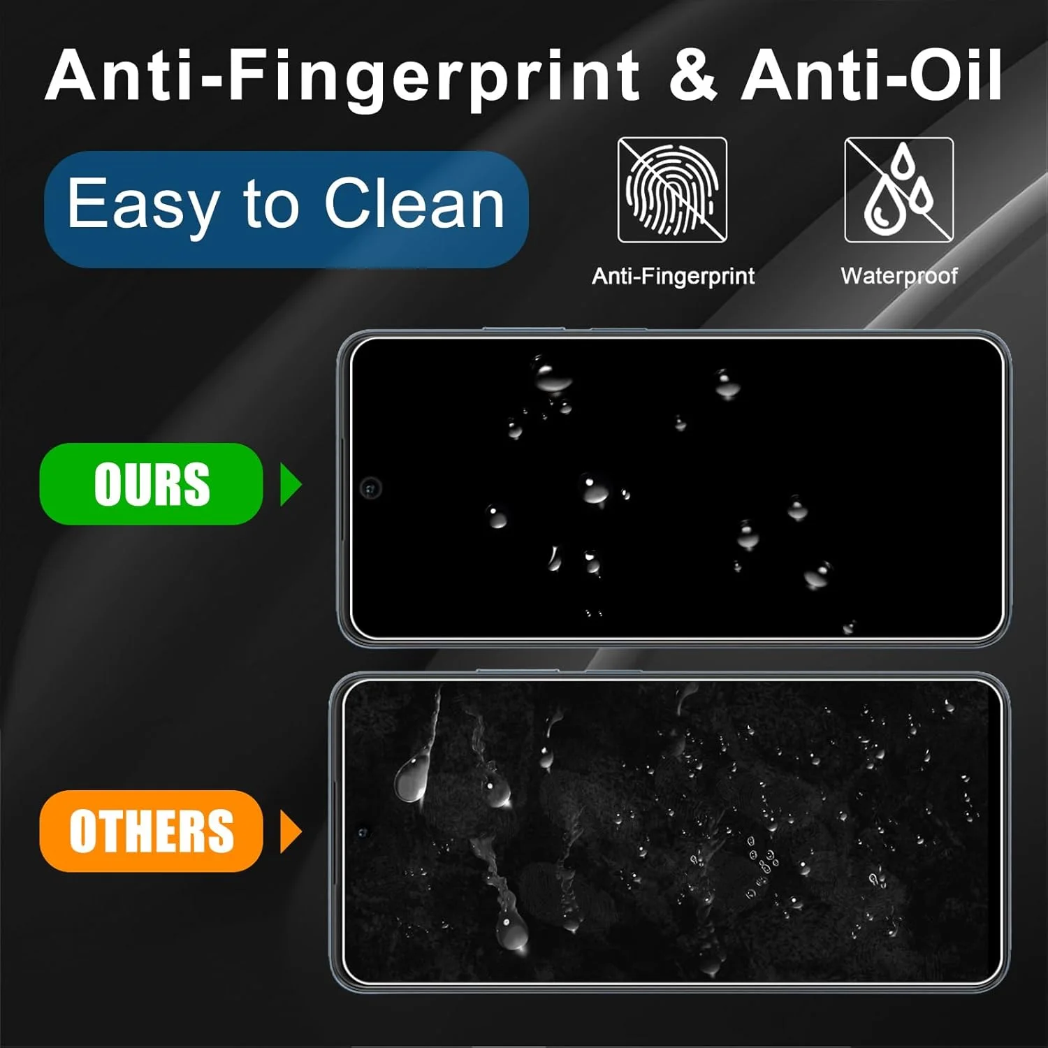 محافظ صفحه نمایش شیشه ای حرارت دیده Bihizei برای OnePlus North 4، 2 عدد محافظ صفحه نمایش بدون حباب - ضد خش، وضوح HD فوق العاده شفاف، شیشه سختی 9H