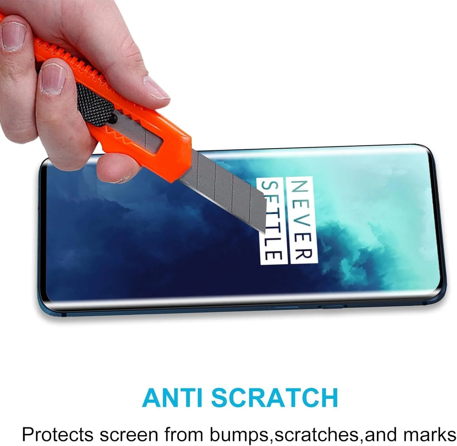 محافظ صفحه نمایش شیشه ای دیدیسکی بسته 3 عددی برای وان پلاس 7T پرو/وان پلاس 7 پرو، محافظ صفحه نمایش شیشه ای حرارت دیده HD، درجه سختی 9H، نصب آسان، مقاوم در برابر خراش، HD