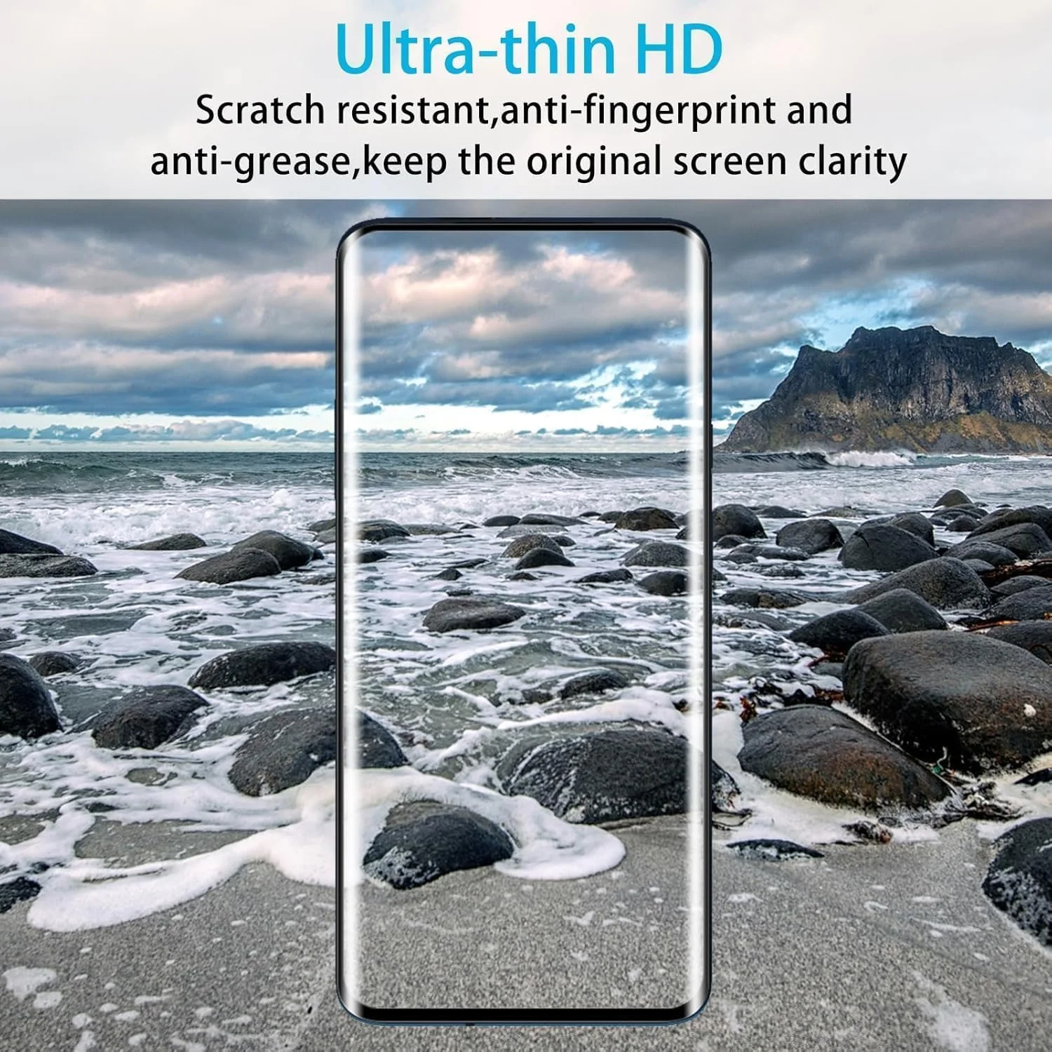 محافظ صفحه نمایش شیشه ای دیدیسکی بسته 3 عددی برای وان پلاس 7T پرو/وان پلاس 7 پرو، محافظ صفحه نمایش شیشه ای حرارت دیده HD، درجه سختی 9H، نصب آسان، مقاوم در برابر خراش، HD