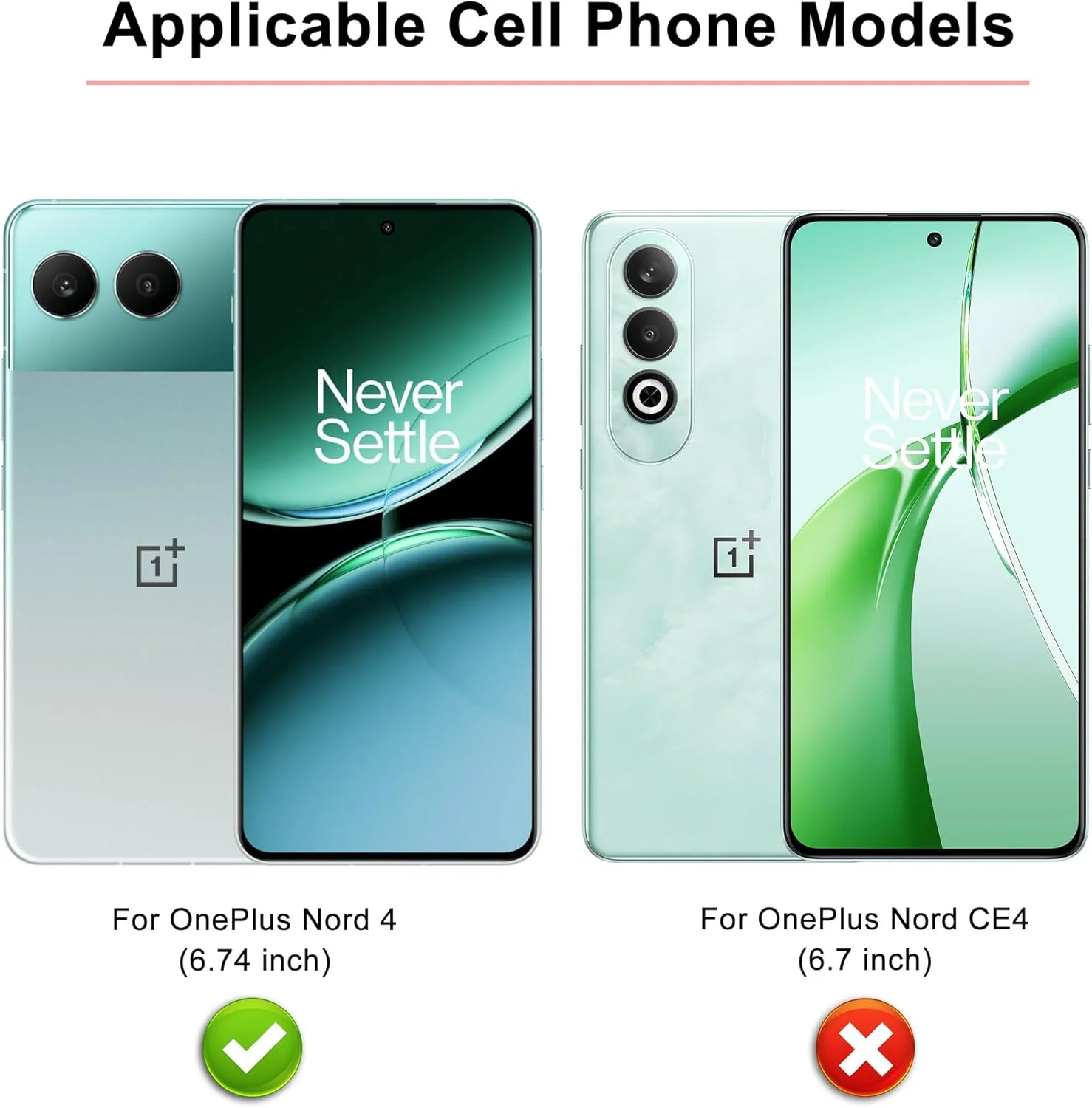 محافظ صفحه نمایش شیشه ای حرارت دیده Arae بسته 3 عددی برای OnePlus Nord 4 [6.74 اینچ]، ضد حباب، سازگار با اثر انگشت، محافظ صفحه نمایش شیشه ای OnePlus Nord 4