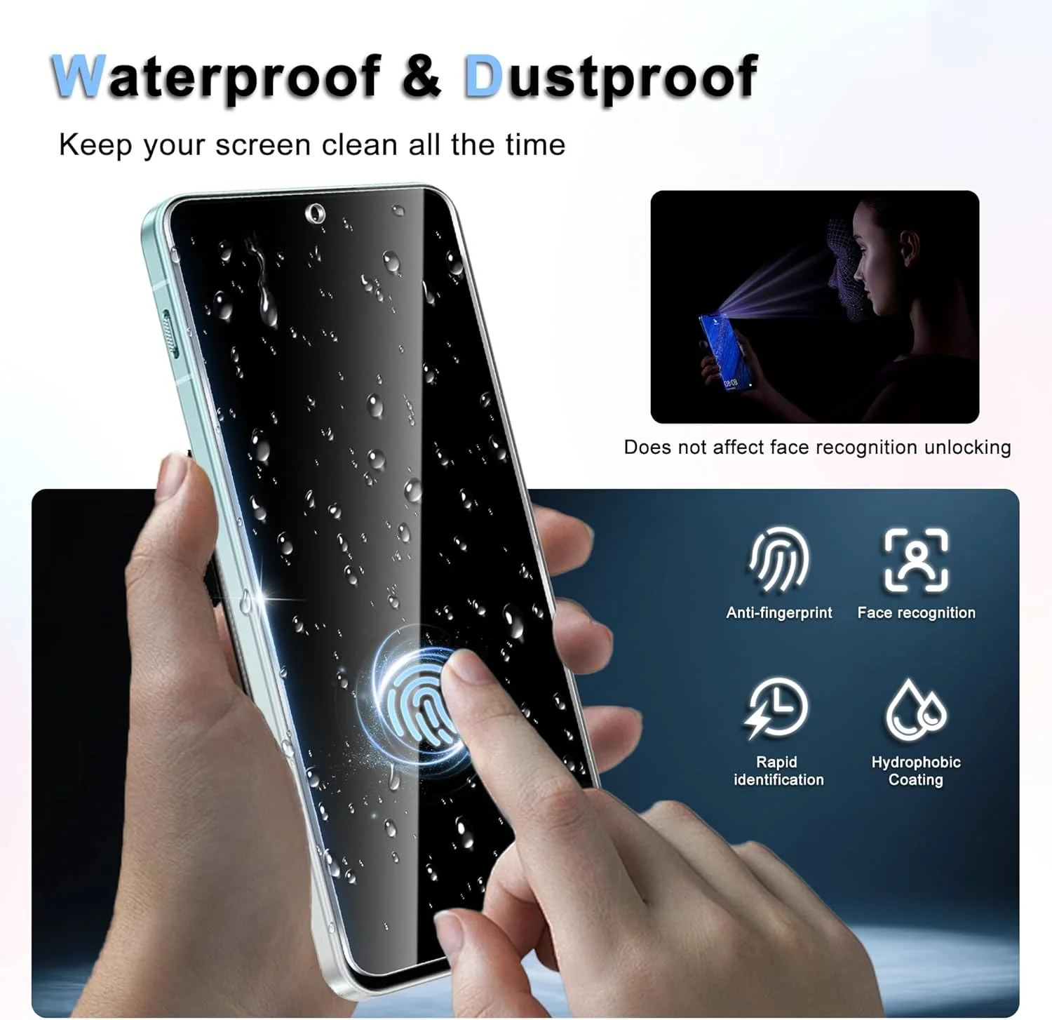 محافظ صفحه نمایش شیشه ای حرارت دیده Arae بسته 3 عددی برای OnePlus Nord 4 [6.74 اینچ]، ضد حباب، سازگار با اثر انگشت، محافظ صفحه نمایش شیشه ای OnePlus Nord 4