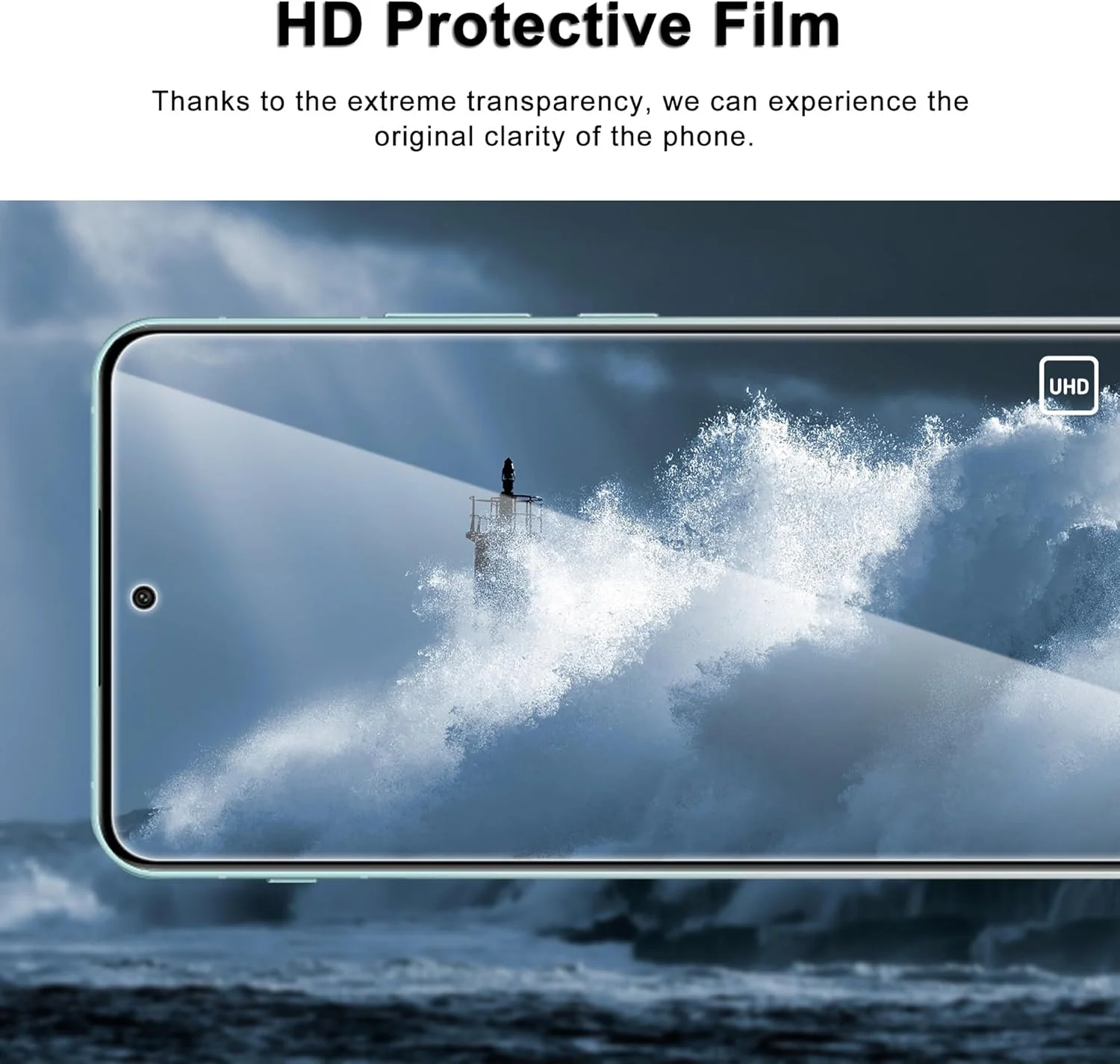 محافظ صفحه نمایش شیشه ای حرارت دیده Arae بسته 3 عددی برای OnePlus Nord 4 [6.74 اینچ]، ضد حباب، سازگار با اثر انگشت، محافظ صفحه نمایش شیشه ای OnePlus Nord 4