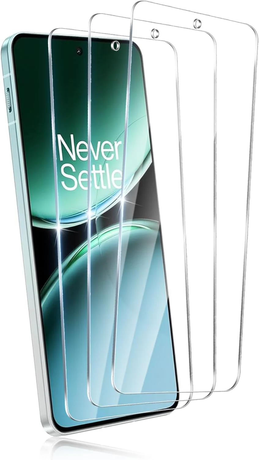 محافظ صفحه نمایش شیشه ای حرارت دیده Arae بسته 3 عددی برای OnePlus Nord 4 [6.74 اینچ]، ضد حباب، سازگار با اثر انگشت، محافظ صفحه نمایش شیشه ای OnePlus Nord 4