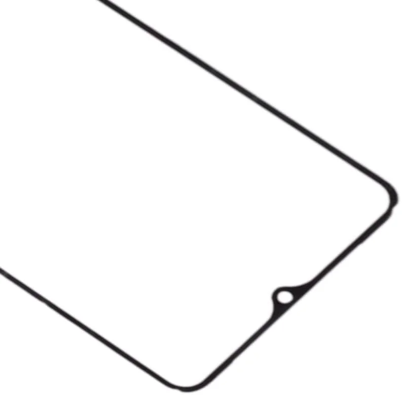 قطعات جایگزین تلفن همراه YUANSHIHUI برای OnePlus 7T شیشه لنز بیرونی صفحه نمایش جلو با چسب شفاف نوری OCA