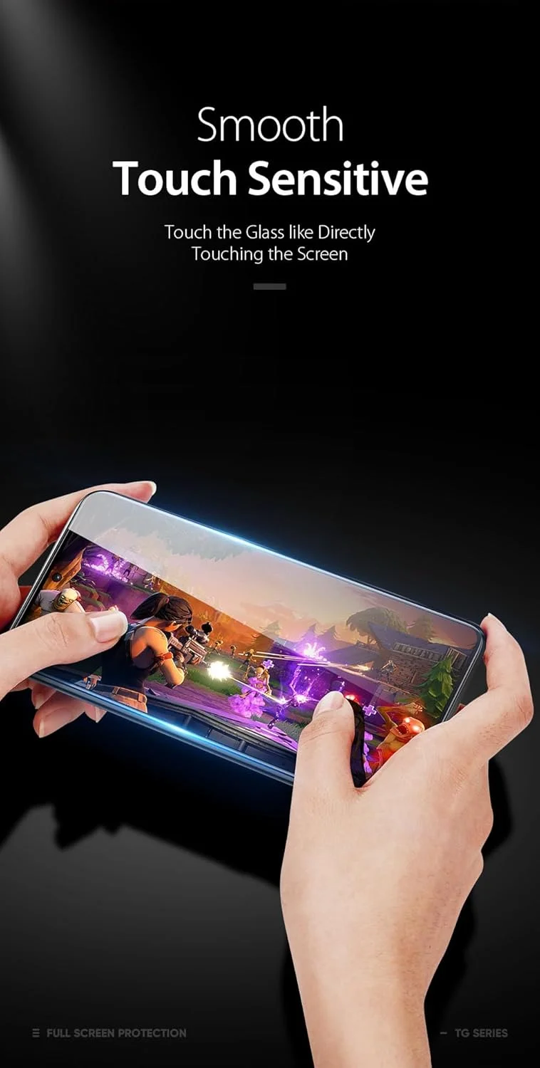 محافظ صفحه نمایش OIATROE [بسته 2 عددی] برای OnePlus 12، محافظ صفحه نمایش شیشه ای حرارت دیده فوق العاده باریک HD 2.5D Pro-Fit - مشکی