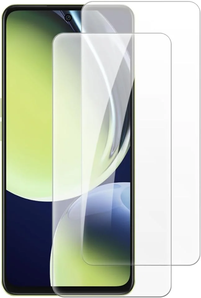 شاین تایم [بسته 2 عددی] محافظ صفحه نمایش شیشه ای حرارت دیده سازگار با وان پلاس نورد CE 3 Lite 5G (6.72 اینچ)، HD شفاف ضد خش بدون حباب، سازگار با قاب