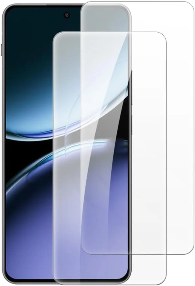 شاین تایم [بسته 2 عددی] محافظ صفحه نمایش شیشه ای حرارت دیده سازگار با وان پلاس نورد 4 5G (6.74 اینچ)، شفاف HD ضد خش بدون حباب، سازگار با قاب