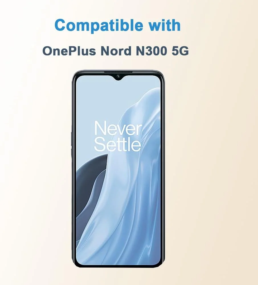 محافظ صفحه نمایش Shunwige برای OnePlus Nord N300 5G [مناسب برای Nord N30 نیست] فیلم محافظ شیشه ای حرارت دیده، نصب آسان، ضد خش، بدون حباب، سختی 9H (2 عدد)