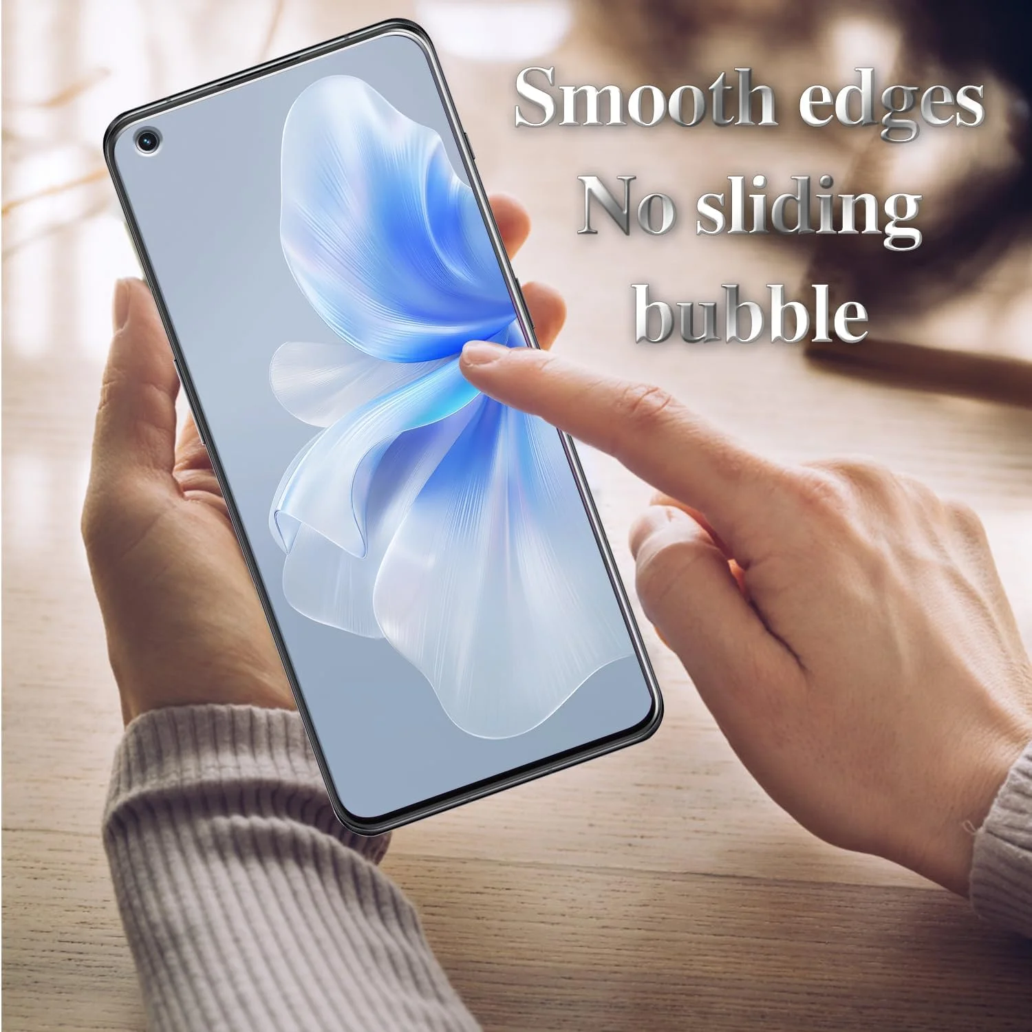 محافظ صفحه نمایش Kesuwe [بسته 3 عددی] برای OnePlus 11، شیشه حرارت دیده، ضد خش، ضد اثر انگشت، سختی 9H، بدون حباب، شفافیت HD، سازگار با قاب، نصب آسان