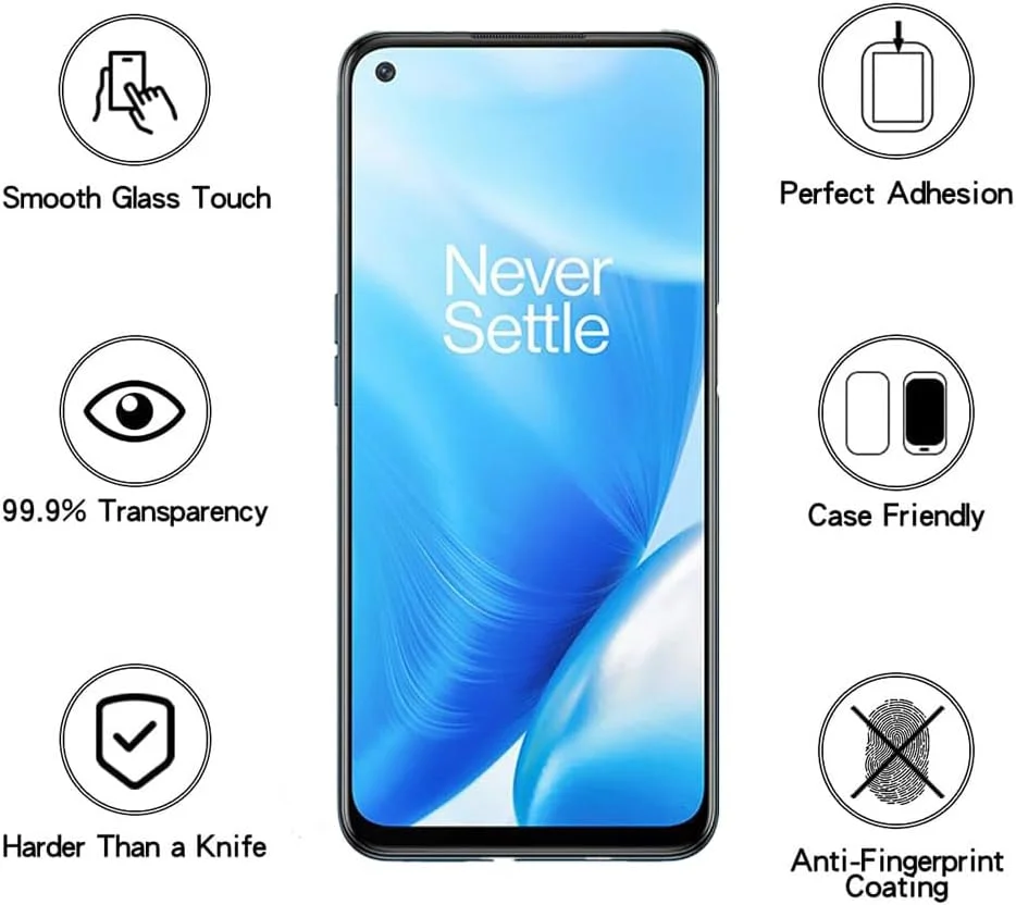 محافظ صفحه نمایش Shunwige برای OnePlus Nord N200، فیلم محافظ شیشه ای حرارت دیده، وضوح HD، نصب آسان، ضد خش، بدون حباب، سختی 9H (1 عدد) محافظ صفحه نمایش Shunwige برای OnePlus Nord N200، فیلم محافظ شیشه ای حرارت دیده، وضوح HD، نصب آسان، ضد خش، بدون حباب، سختی 9H (1 عدد)