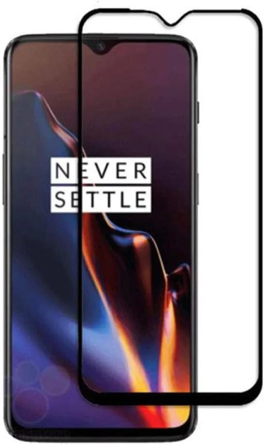 بسته 3 عددی محافظ شیشه ای تمام صفحه MIBQM برای OnePlus 6T، محافظ صفحه نمایش شیشه ای حرارت دیده برای OnePlus 6، محافظ شیشه ای برای OnePlus 6