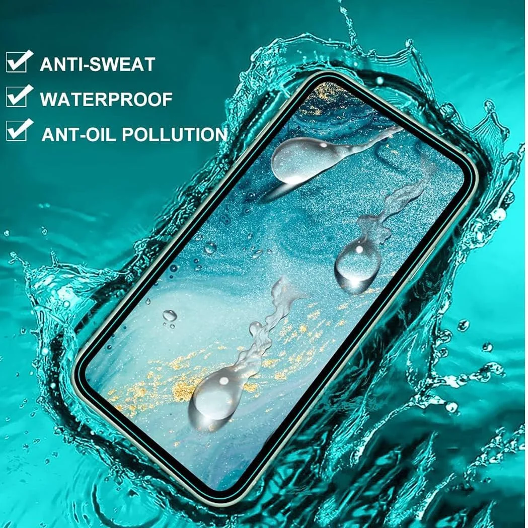 محافظ صفحه نمایش تمام صفحه شیشه ای حرارت دیده 24/7 Oliver OnePlus 8 Pro [سختی 9H] [بدون حباب] [سازگار با قاب] برای OnePlus 8 Pro