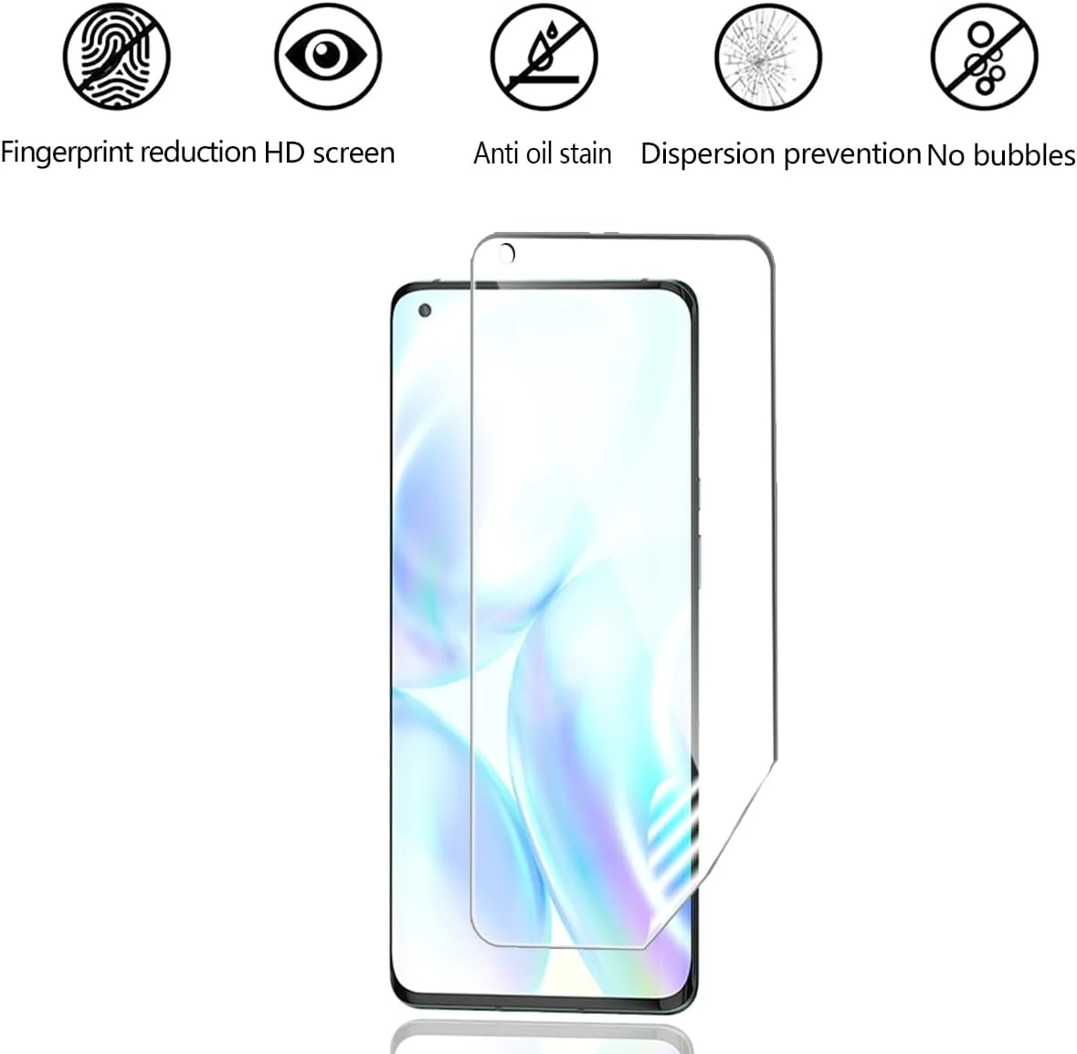 محافظ صفحه نمایش Phlleyaa برای OnePlus 9 Pro، فیلم TPU، 2 عدد و شیشه دوربین، 2 عدد، نصب آسان، ضد خش و بدون حباب، شیشه حرارت دیده برای OnePlus 9 Pro محافظ صفحه نمایش Phlleyaa برای OnePlus 9 Pro، فیلم TPU، 2 عدد و شیشه دوربین، 2 عدد، نصب آسان، ضد خش و بدون حباب، شیشه حرارت دیده برای OnePlus 9 Pro