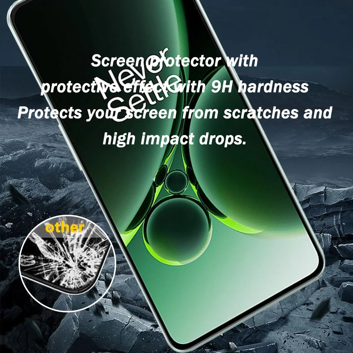 محافظ صفحه نمایش شیشه ای حرارت دیده Zerrshoo برای فیلم OnePlus Nord 3، محافظ شیشه ای حرارت دیده Oneplus Nord 3، 3 عدد به همراه 2 عدد محافظ شیشه ای دوربین Oneplus North 3. [ضد خش 9H / HD]