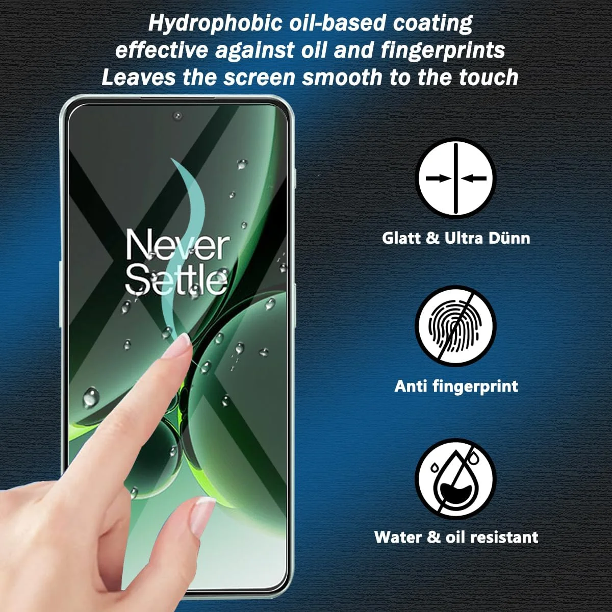 محافظ صفحه نمایش شیشه ای حرارت دیده Zerrshoo برای فیلم OnePlus Nord 3، محافظ شیشه ای حرارت دیده Oneplus Nord 3، 3 عدد به همراه 2 عدد محافظ شیشه ای دوربین Oneplus North 3. [ضد خش 9H / HD]