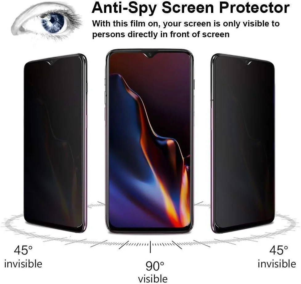 بسته 3 عددی محافظ صفحه نمایش حریم خصوصی شیشه ای حرارت دیده 9H MIBQM برای OnePlus 3 3T 5 5T 6 6T 7، فیلم محافظ ضد تابش نور برای OnePlus 5 بسته 3 عددی محافظ صفحه نمایش حریم خصوصی شیشه ای حرارت دیده 9H MIBQM برای OnePlus 3 3T 5 5T 6 6T 7، فیلم محافظ ضد تابش نور برای OnePlus 5