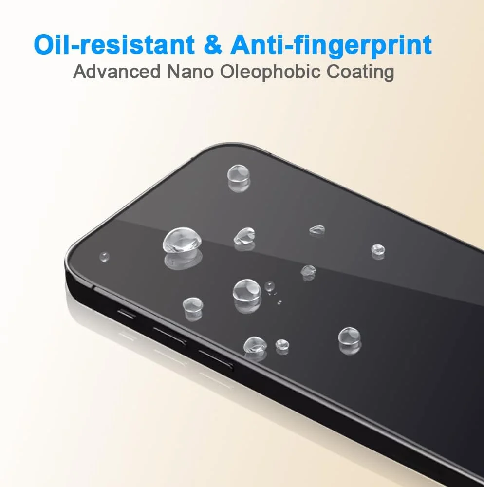 محافظ صفحه نمایش Shunwige برای OnePlus Nord N200، فیلم محافظ شیشه ای حرارت دیده، نصب آسان و بدون حباب، ضد خش، سختی 9H (2 عدد)