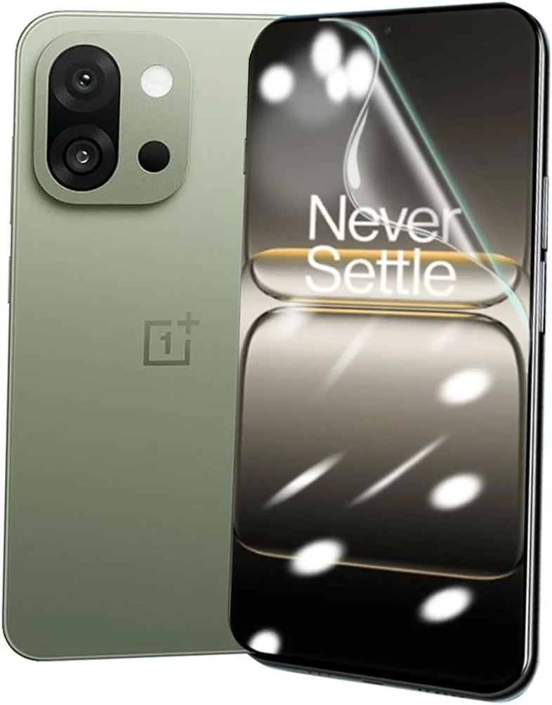 محافظ صفحه نمایش هیدروژلی SRSRROP برای OnePlus 13s با ابعاد 6.32 اینچ، 3 عدد محافظ صفحه نمایش هیدروژلی TPU شفاف و انعطاف پذیر، ضد خش