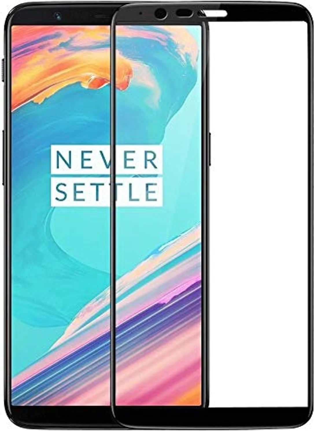 For Oneplus 5T 3D Tempered Full Glass Screen Protector - Black For Oneplus 5T 3D Tempered Full Glass Screen Protector - Black