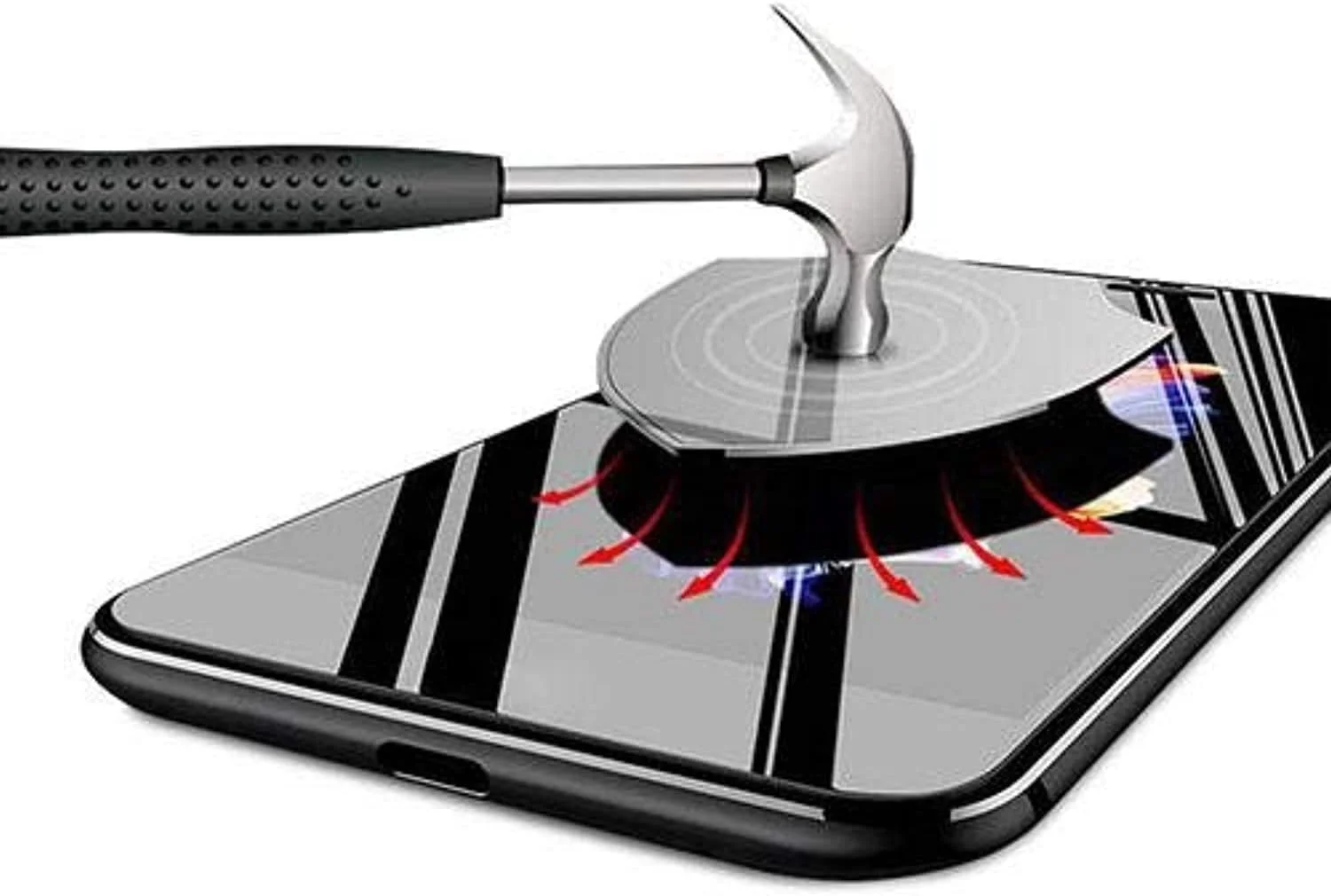 SAPU OnePlus 5T 3D Tempered Full Glass Screen Protector Black