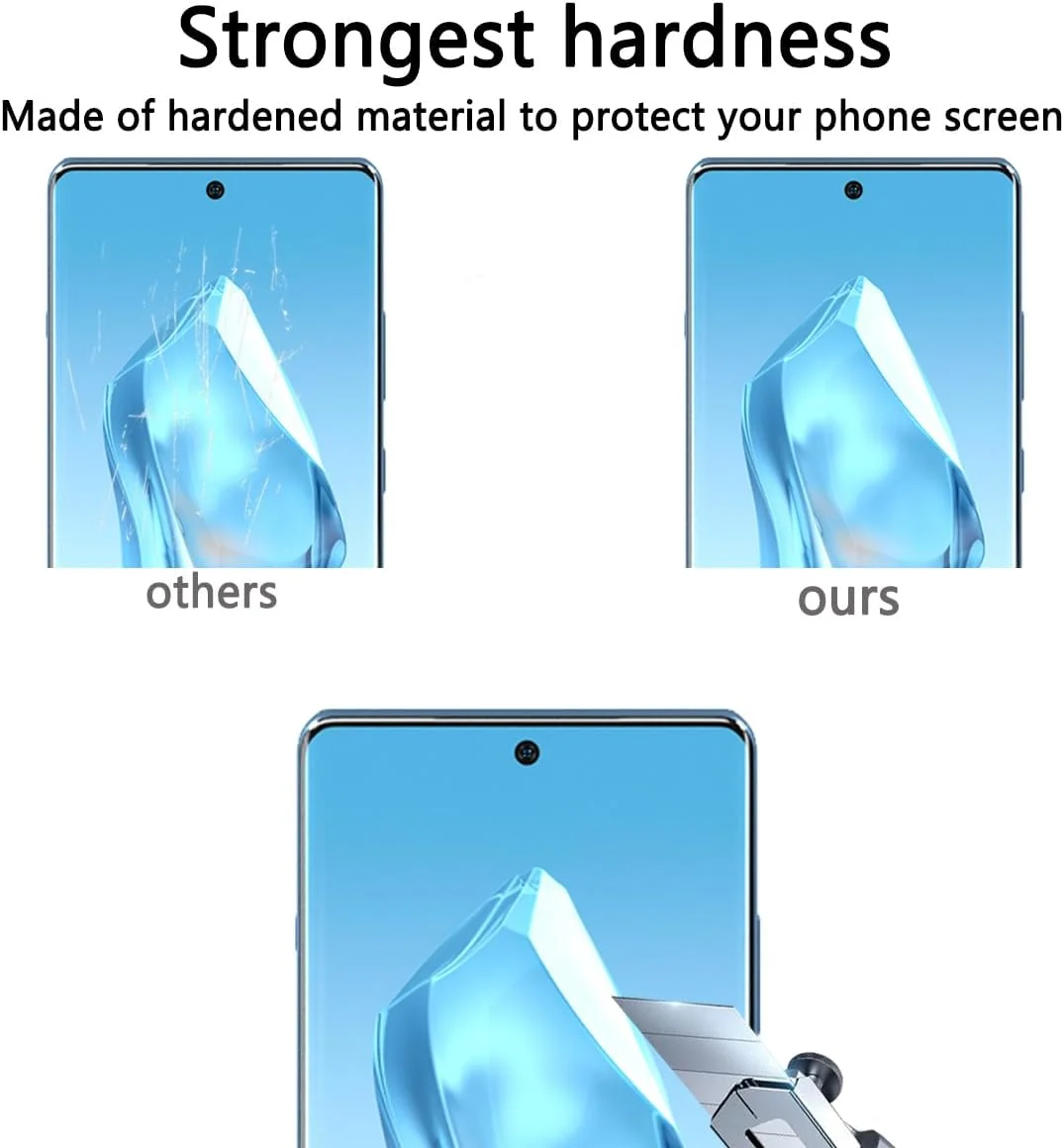 محافظ صفحه نمایش شیشه ای حرارت دیده Phlleyaa برای OnePlus 12R، 2 عدد و محافظ دوربین عقب 2 عدد، سختی 9H، بدون حباب، فیلم ضد خش برای محافظ صفحه نمایش OnePlus 12R