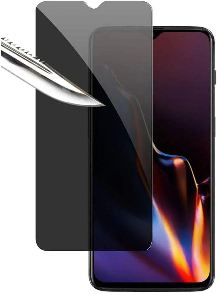 محافظ صفحه نمایش حریم خصوصی MIBQM بسته 3 عددی، شیشه حرارت دیده 9H 2.5D ضد تابش نور برای OnePlus 3 3T 5 5T 6 6T 7، فیلم محافظ برای OnePlus 6