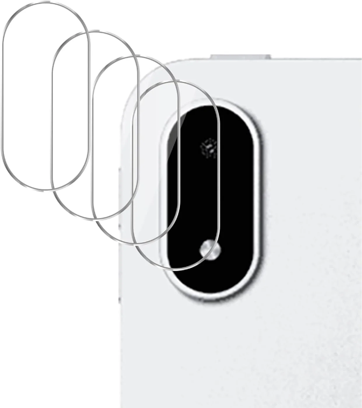 محافظ لنز دوربین عقب سازگار با OnePlus Pad 3، شیشه حرارت دیده HD، 4 عدد [مقاوم در برابر خراش] محافظ دوربین شیشه ای برای OnePlus Pad 3