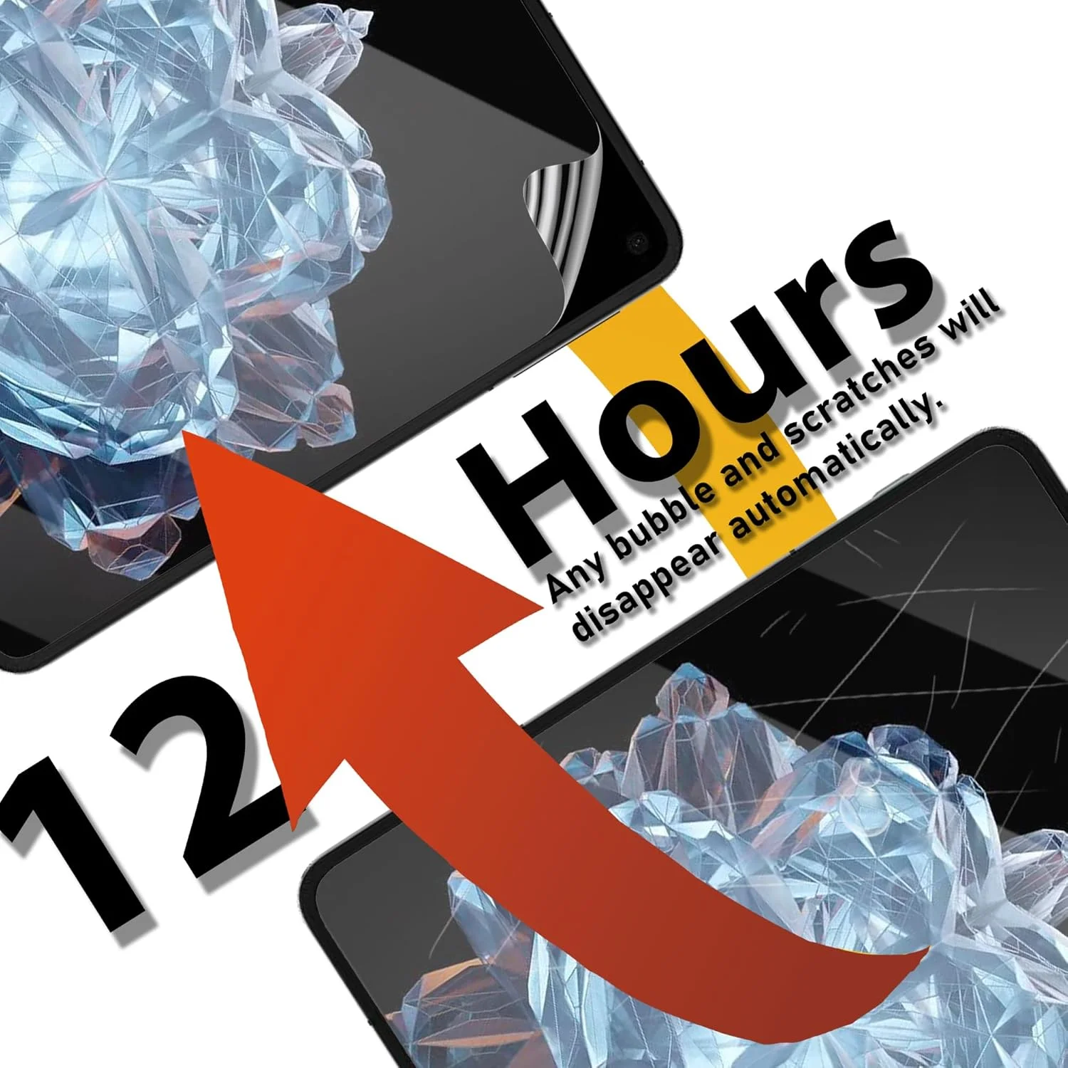 Tempered Glass For OnePlus Open Screen Protector 2 Pcs [6.31 Inch]+ Transparent HD Camera Lens Protector 2 Pack, 9H hardness, Ultrasonic Fingerprint Support, HD Clear, For OnePlus Open 5G