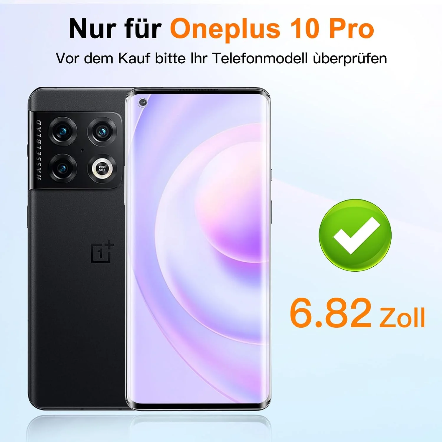 بسته 2 عددی محافظ صفحه نمایش شیشه ای حرارت دیده VideoSecu برای Oneplus 10 Pro، سختی 9H HD، محافظ صفحه نمایش شیشه ای حرارت دیده بدون حباب، دقت لمسی 100٪، ضد روغن، ضد خش، پوشش کامل