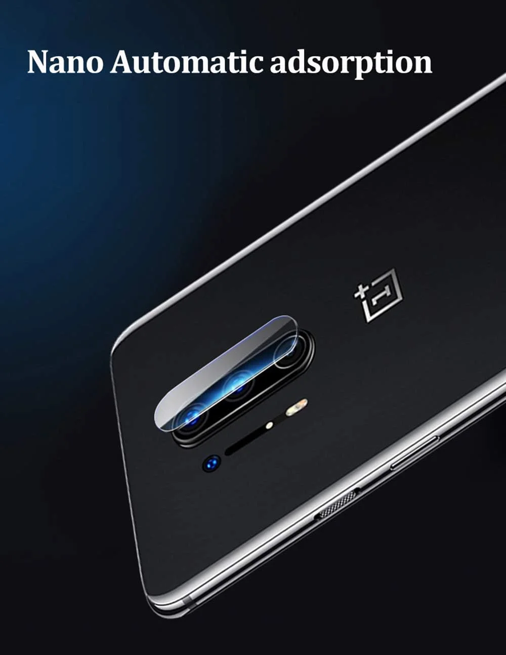 محافظ لنز دوربین FanTing برای OnePlus 8 Pro، شفاف، فوق العاده نازک، مقاوم در برابر خراش، محافظ لنز شیشه ای نرم برای OnePlus 8 Pro - بسته 2 عددی