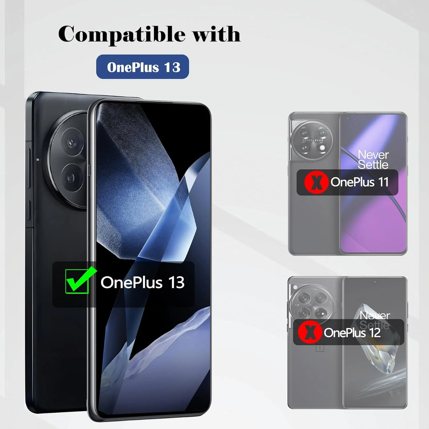 محافظ صفحه نمایش هوک وپ [بسته 2 عددی] برای OnePlus 13 5G، فیلم محافظ TPU نرم مات (غیر شیشه ای) سازگار با قاب، ضد جاسوسی با سطح مات [پشتیبانی از باز کردن قفل درون صفحه]