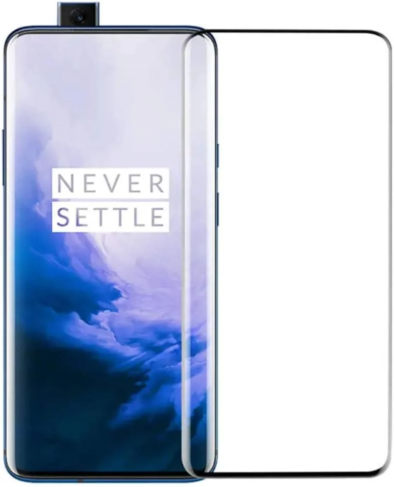 3 عدد شیشه محافظ صفحه نمایش برای گوشی وان پلاس 7 پرو، محافظ صفحه نمایش شیشه ای حرارت دیده، فیلم محافظ صفحه نمایش ایمن سه بعدی برای وان پلاس 7 پرو