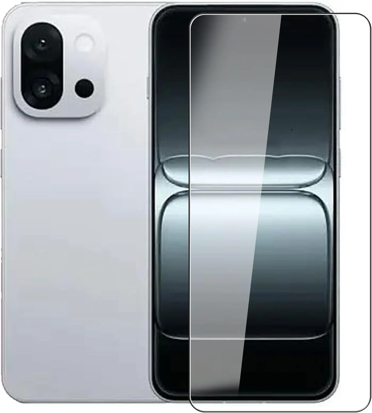 محافظ صفحه نمایش شفاف KJYFOANI برای OnePlus 13T، بدون حباب، کیفیت بالا، حساسیت بالا، محافظ صفحه نمایش با سختی 9H برای OnePlus 13T (6.31 اینچ) - [تک عددی]