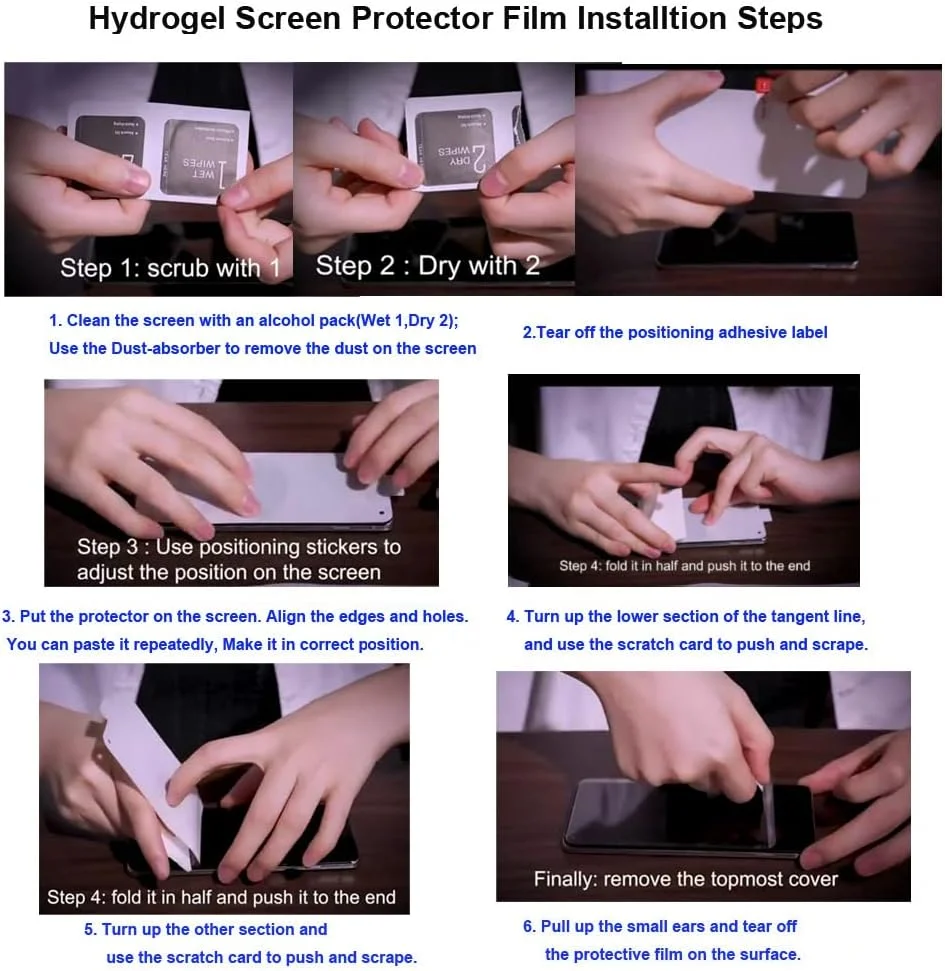 محافظ صفحه نمایش هیدروژل YiiLoxo بسته 2 عددی برای OnePlus Nord 4، محافظ صفحه نمایش TPU انعطاف پذیر شفاف [بدون شیشه حرارت دیده] [پشتیبانی از اثر انگشت]