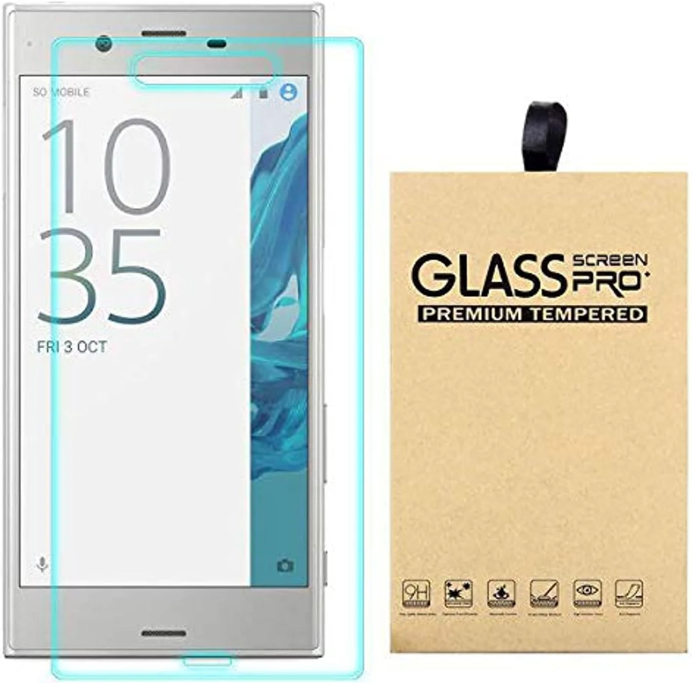 Sony Xperia XZ Transparent Tempered Glass Screen Protector