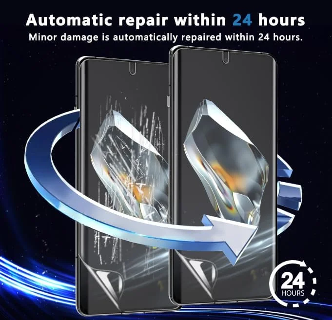 محافظ صفحه نمایش 3+2 تکه Rnnmeeko برای OnePlus 12 (غیر شیشه ای)، فیلم TPU انعطاف پذیر + محافظ دوربین عقب، محافظ صفحه نمایش HD Ultra برای OnePlus 12