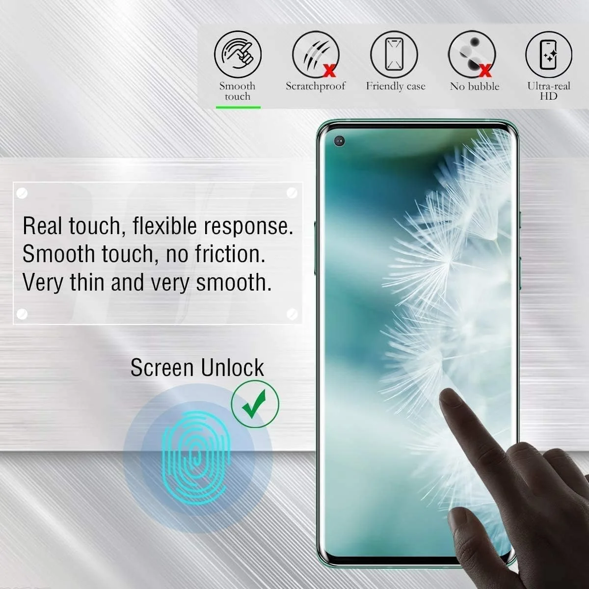 محافظ صفحه نمایش شیشه ای تمپرد ایمند برای وان پلاس 8 پرو [2 عدد] [شفاف] [نصب آسان] [سازگار با قاب] محافظ صفحه نمایش شیشه ای تمپرد ضد خش [محافظ صفحه نمایش شیشه ای]
