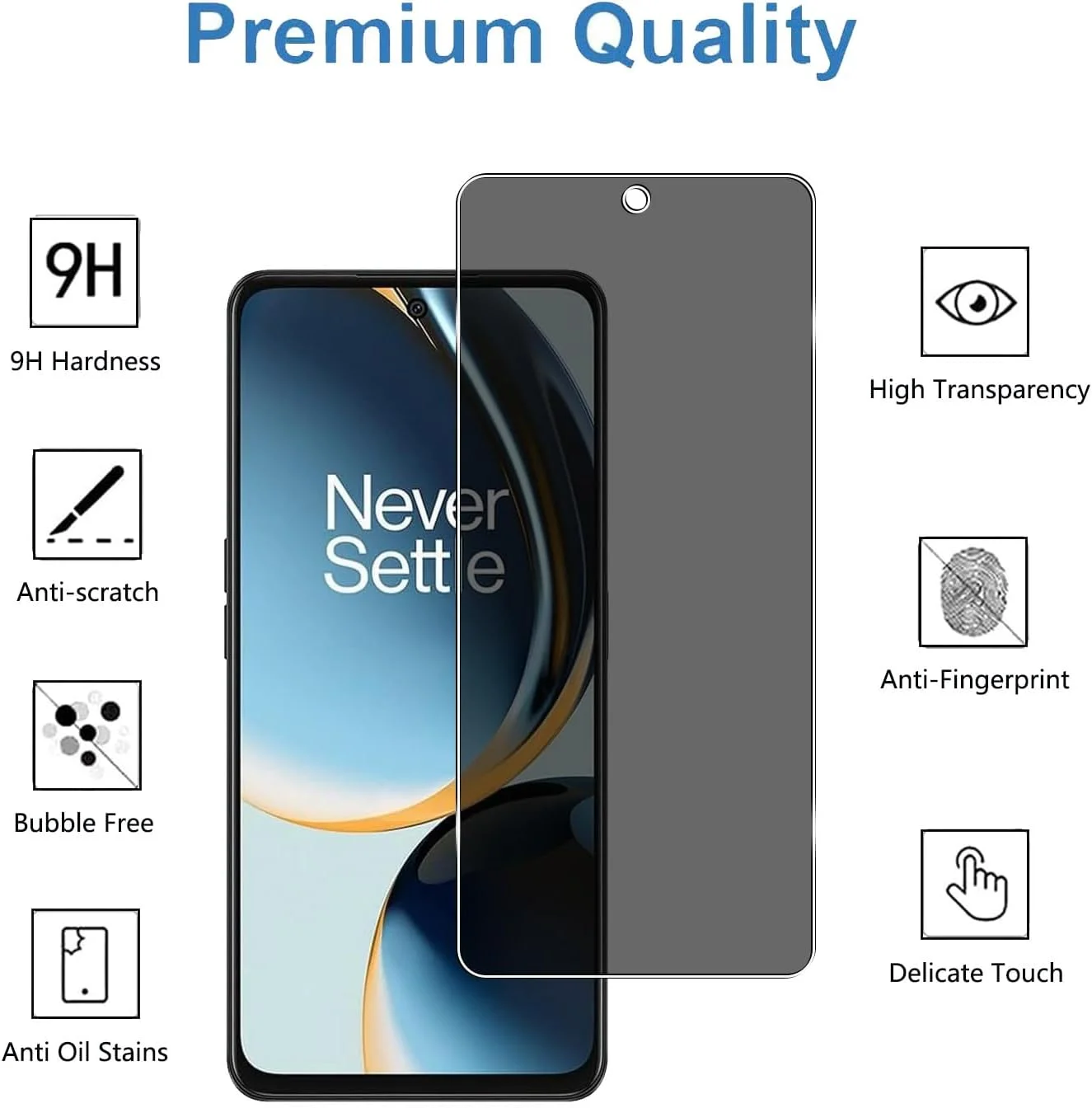 محافظ صفحه نمایش حریم خصوصی YIFNTANG برای OnePlus Nord CE 3 Lite 5G، سختی 9H، ضد خش، محافظ صفحه نمایش شیشه ای حرارت دیده ضد جاسوسی برای OnePlus Nord CE 3 Lite 5G محافظ صفحه نمایش حریم خصوصی YIFNTANG برای OnePlus Nord CE 3 Lite 5G، سختی 9H، ضد خش، محافظ صفحه نمایش شیشه ای حرارت دیده ضد جاسوسی برای OnePlus Nord CE 3 Lite 5G