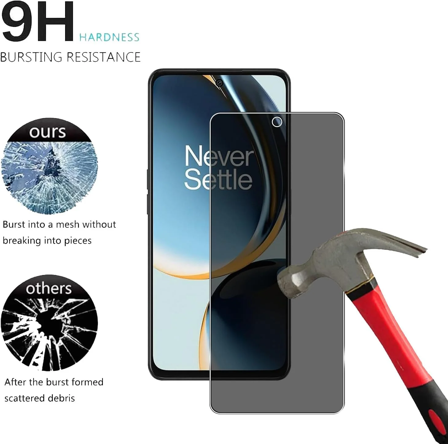 محافظ صفحه نمایش حریم خصوصی YIFNTANG برای OnePlus Nord CE 3 Lite 5G، سختی 9H، ضد خش، محافظ صفحه نمایش شیشه ای حرارت دیده ضد جاسوسی برای OnePlus Nord CE 3 Lite 5G محافظ صفحه نمایش حریم خصوصی YIFNTANG برای OnePlus Nord CE 3 Lite 5G، سختی 9H، ضد خش، محافظ صفحه نمایش شیشه ای حرارت دیده ضد جاسوسی برای OnePlus Nord CE 3 Lite 5G