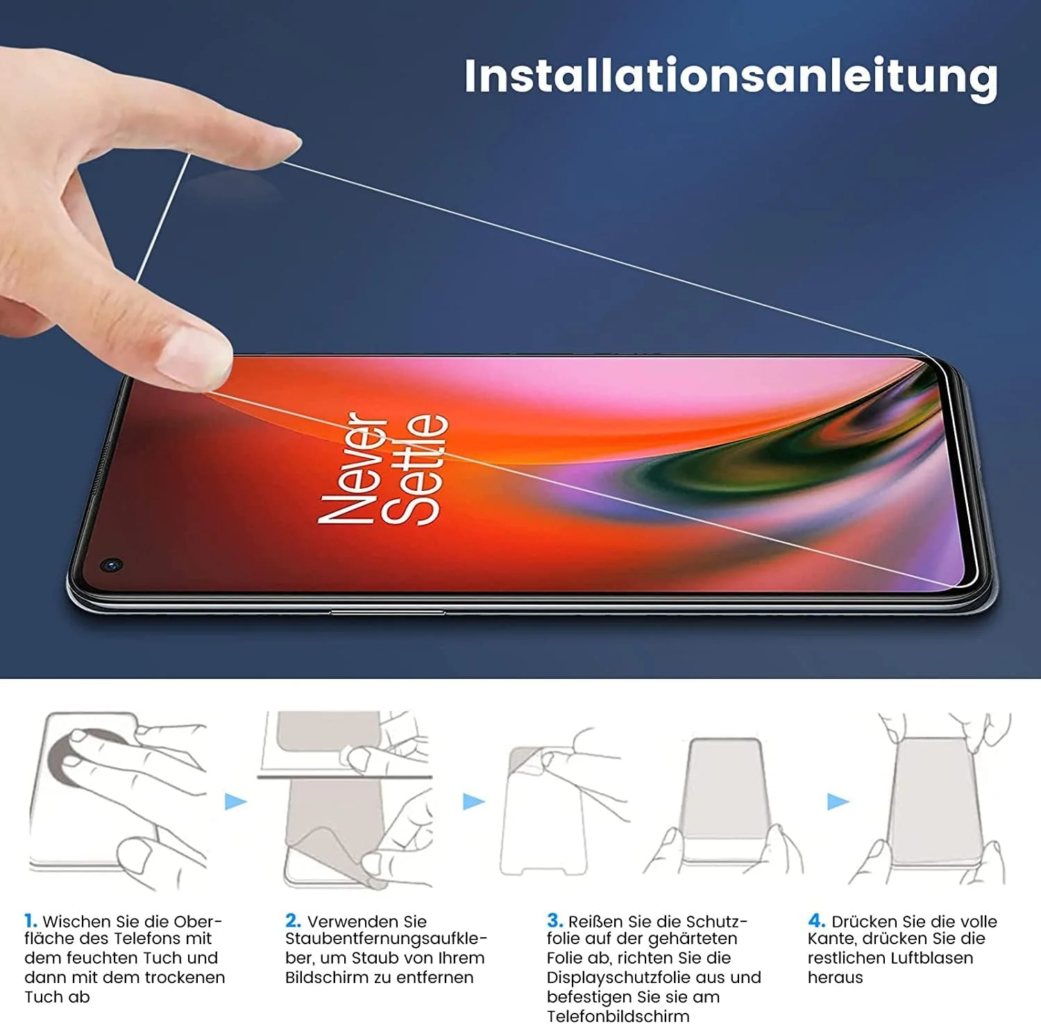 مجموعه 3 محافظ صفحه نمایش شیشه ای حرارت دیده سازگار با OnePlus Nord 2 5G، ضد خش، بدون حباب، فوق العاده مقاوم (HD فوق العاده شفاف) برای OnePlus Nord 2 5G مجموعه 3 محافظ صفحه نمایش شیشه ای حرارت دیده سازگار با OnePlus Nord 2 5G، ضد خش، بدون حباب، فوق العاده مقاوم (HD فوق العاده شفاف) برای OnePlus Nord 2 5G