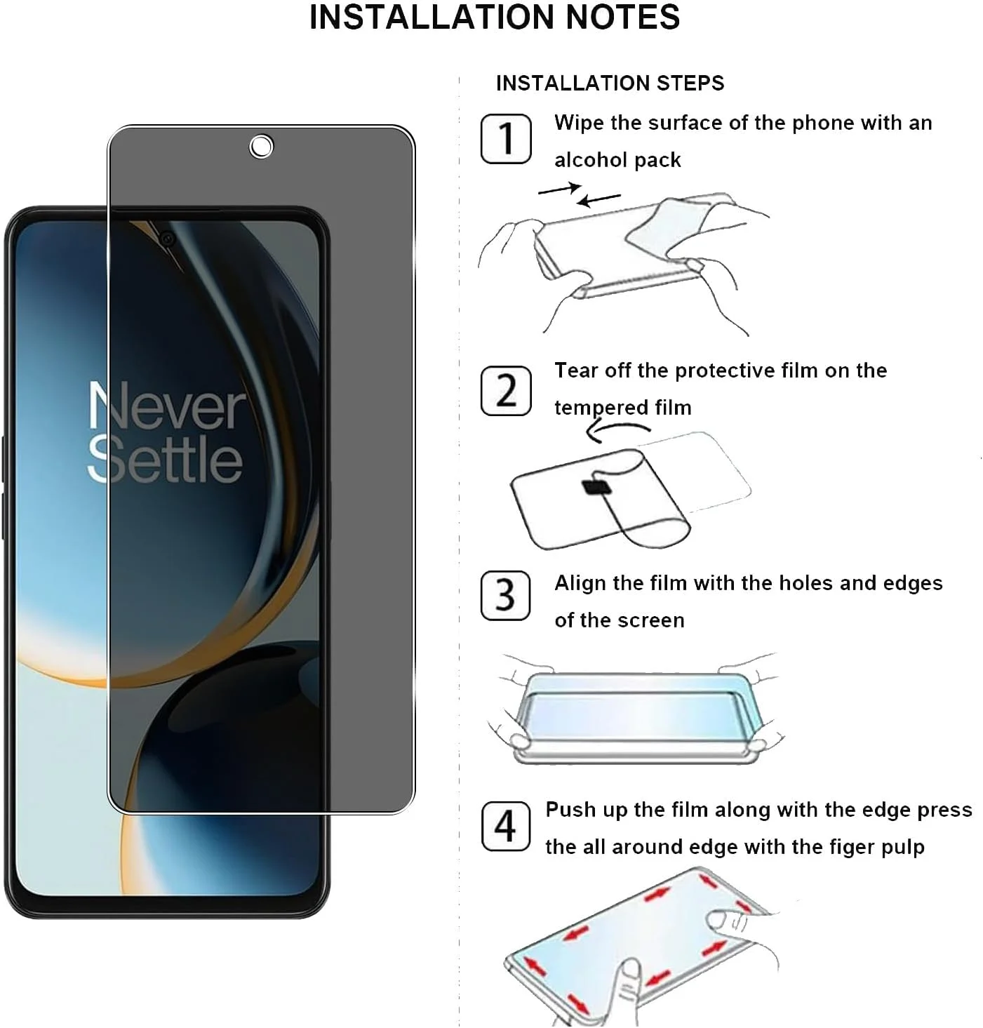 محافظ صفحه نمایش حریم خصوصی YIFNTANG برای OnePlus Nord CE 3 Lite 5G، سختی 9H، ضد خش، محافظ صفحه نمایش شیشه ای حرارت دیده ضد جاسوسی برای OnePlus Nord CE 3 Lite 5G محافظ صفحه نمایش حریم خصوصی YIFNTANG برای OnePlus Nord CE 3 Lite 5G، سختی 9H، ضد خش، محافظ صفحه نمایش شیشه ای حرارت دیده ضد جاسوسی برای OnePlus Nord CE 3 Lite 5G