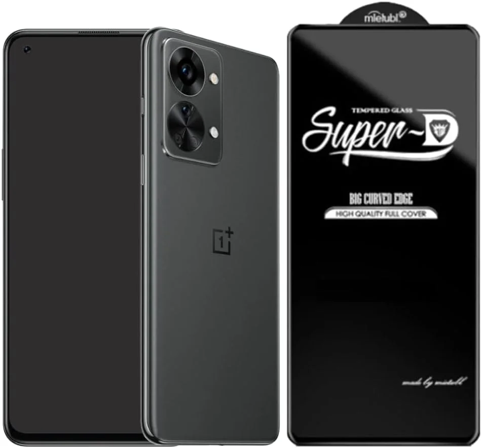 محافظ صفحه نمایش شیشه ای حرارت دیده Muzz با سختی 9H، ضد خش و بدون حباب برای وان پلاس نورد 2T محافظ صفحه نمایش شیشه ای حرارت دیده Muzz با سختی 9H، ضد خش و بدون حباب برای وان پلاس نورد 2T