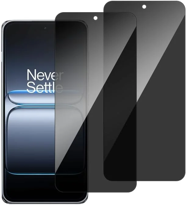 محافظ صفحه نمایش حریم خصوصی chejuza برای Oneplus Nord 5 [بسته 2 عددی] شیشه حرارت دیده ضد جاسوسی با پوشش کامل و سختی 9H و کیفیت HD