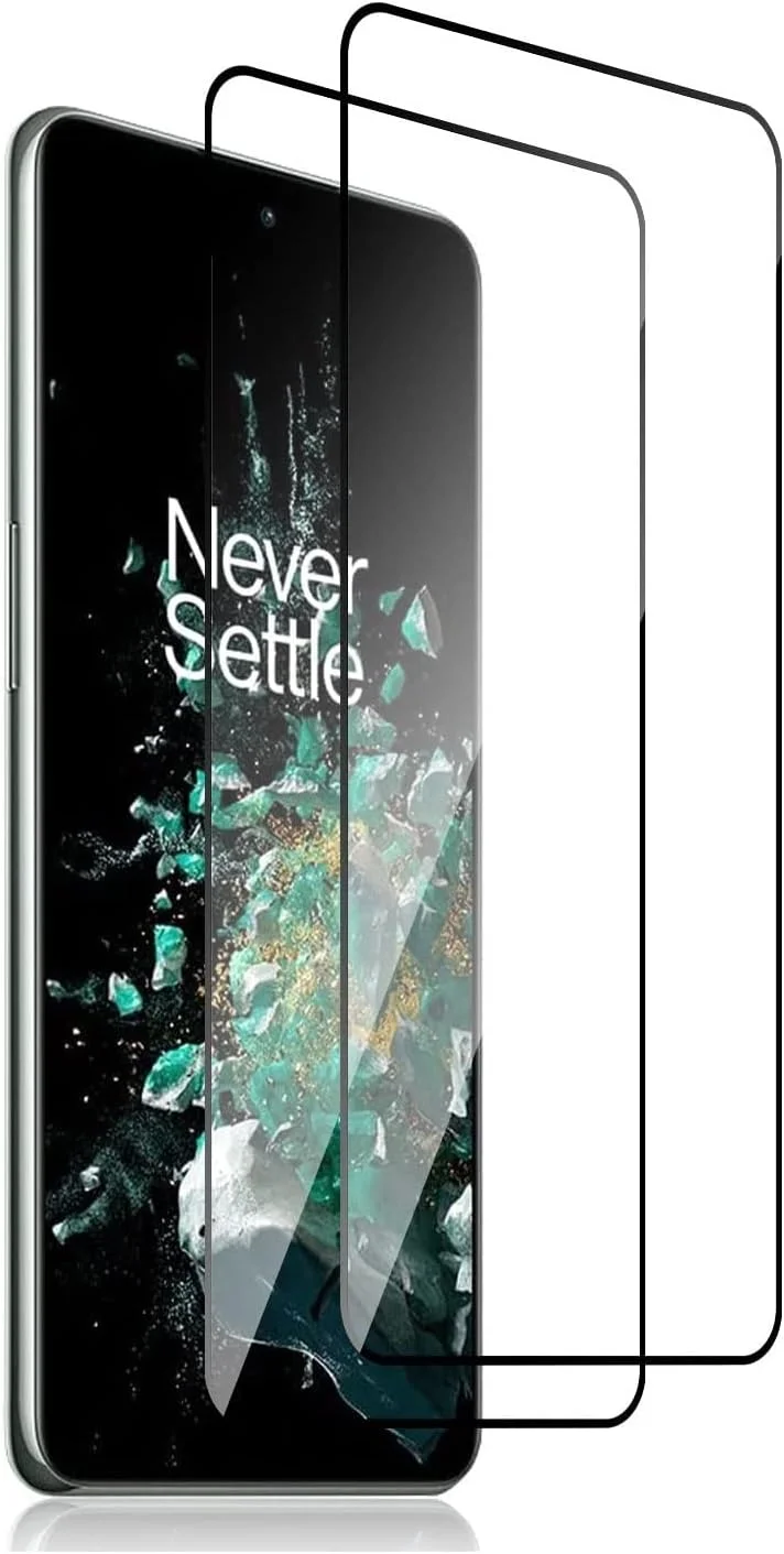 O Ozone (Pack of 2) Tempered Glass Screen Protector For OnePlus, 9H Hardness Full HD Coverage Scratch Resistant Touch Sensitive Screen Guard (OnePlus 10T 5G)
