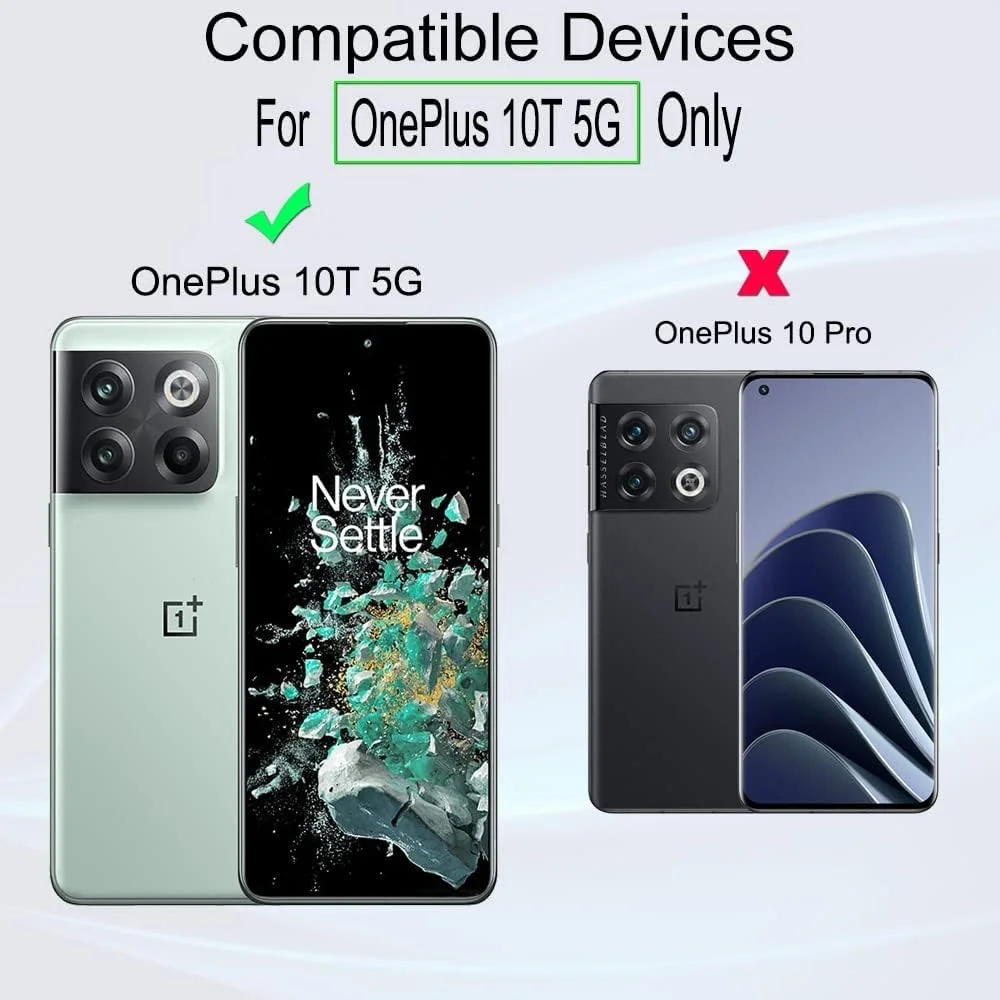 O Ozone (Pack of 2) Tempered Glass Screen Protector For OnePlus, 9H Hardness Full HD Coverage Scratch Resistant Touch Sensitive Screen Guard (OnePlus 10T 5G)