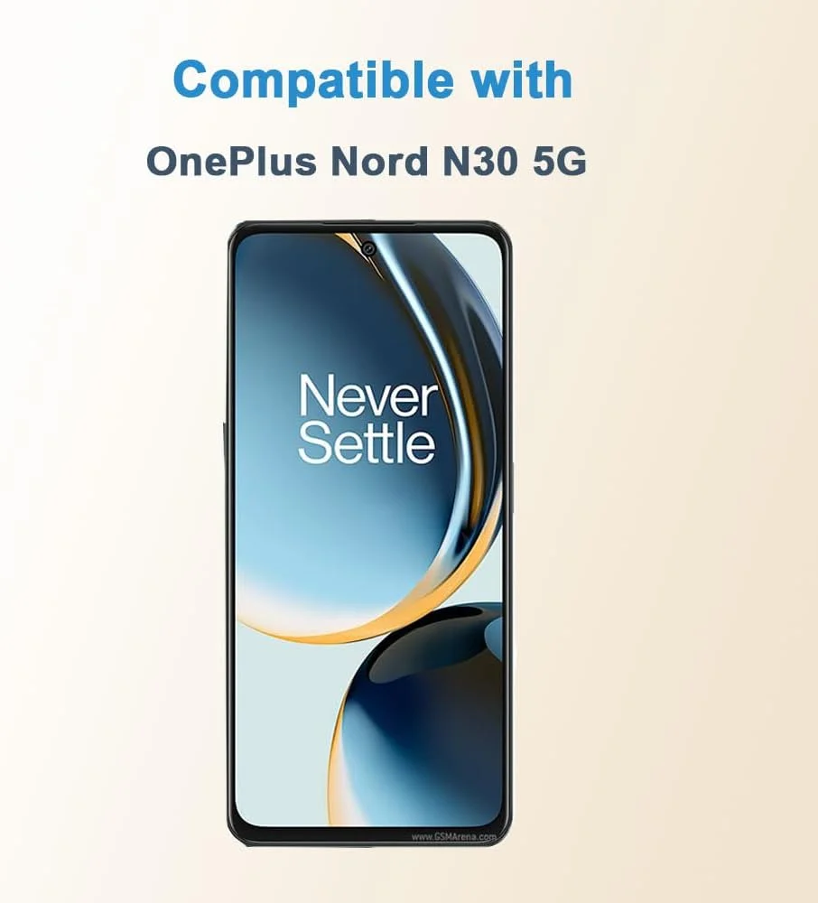 محافظ صفحه نمایش Shunwige برای OnePlus Nord N30 5G، فیلم محافظ شیشه ای حرارت دیده، HD، نصب آسان، ضد خش، بدون حباب، سختی 9H (2 عدد)
