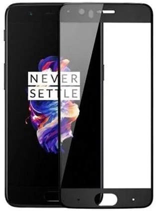 محافظ صفحه نمایش شیشه ای حرارت دیده خمیده 5D فول سایز SAPU برای OnePlus 5 مشکی